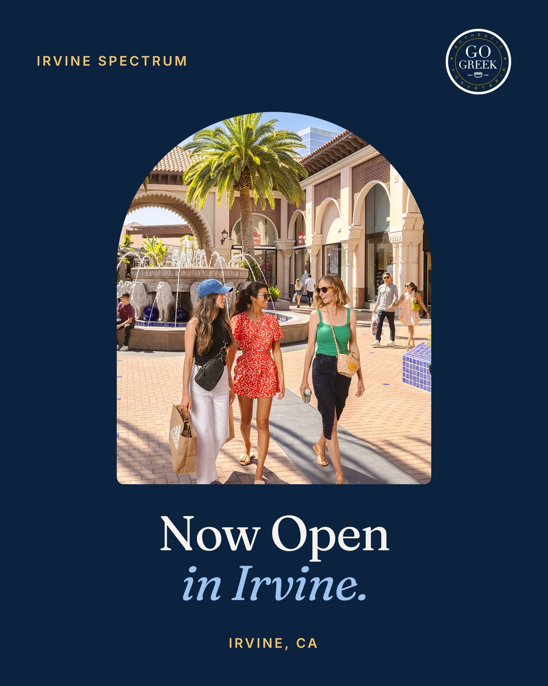 Go Greek opening at Irvine Spectrum